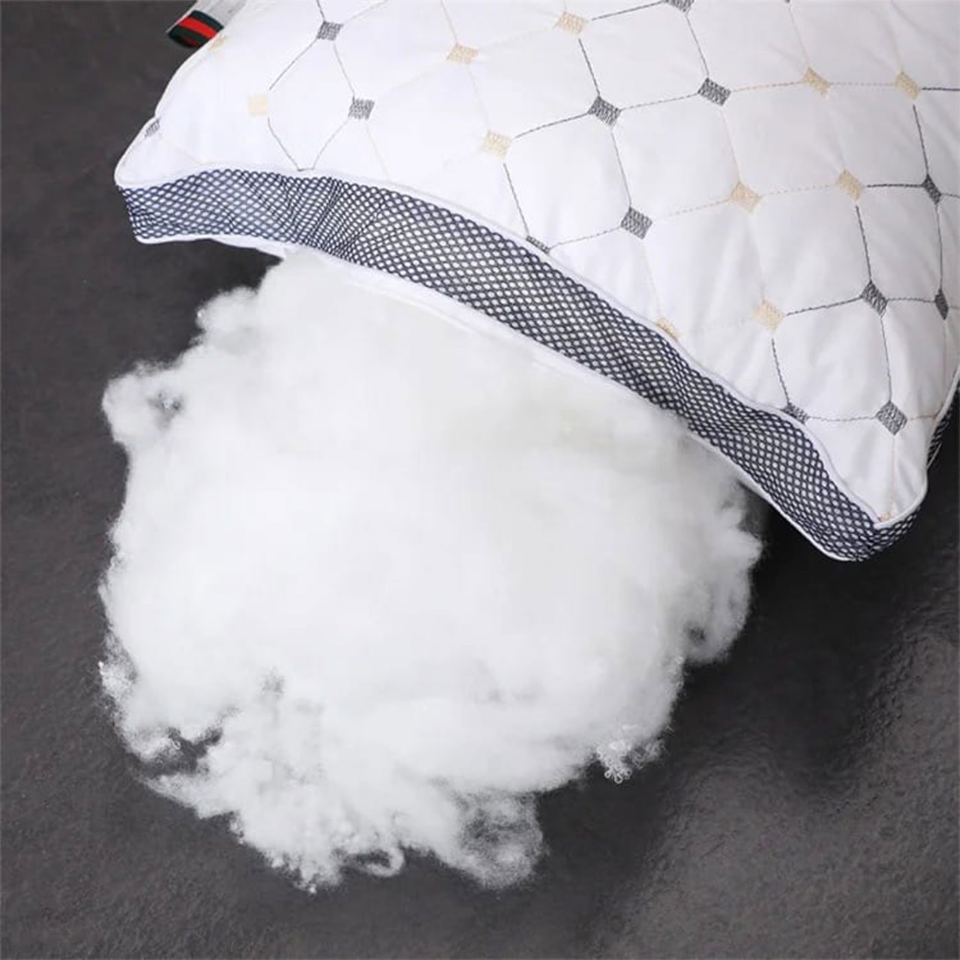 Hotel Style Polyester Fibre Pillow with Washable High Rebound Support