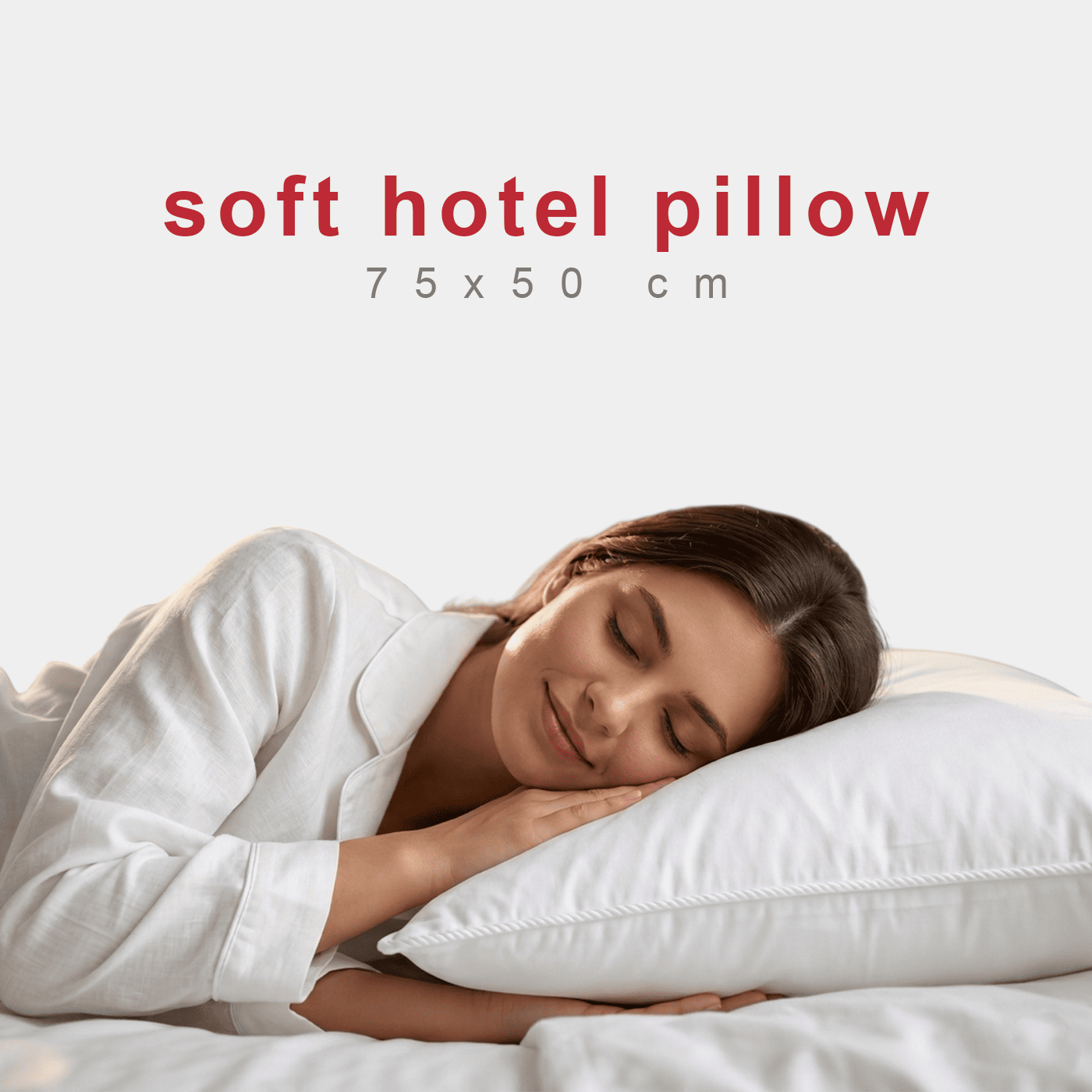 Fairmont Satin Hotel Pillow – Soft Microfiber Comfort