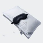 White Goose Down Pillow with soft hotel-style comfort and neck support