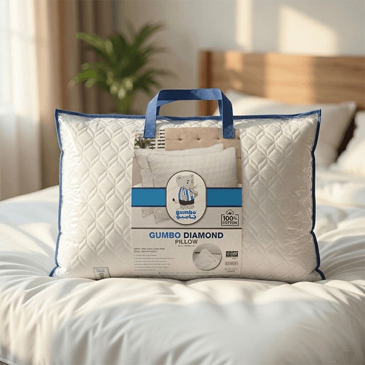 Cotton Pillow 75×50 CM Diamond Gumbo