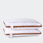 Premium Soft Pillow 50x70 cm on bed — breathable luxury pillow