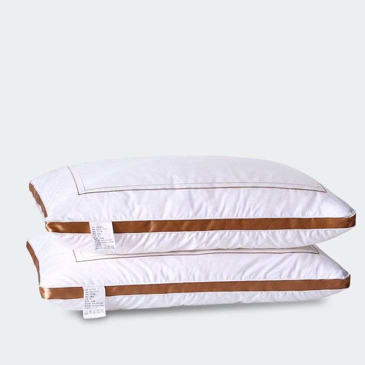 Premium Soft Pillow 50x70 cm on bed — breathable luxury pillow