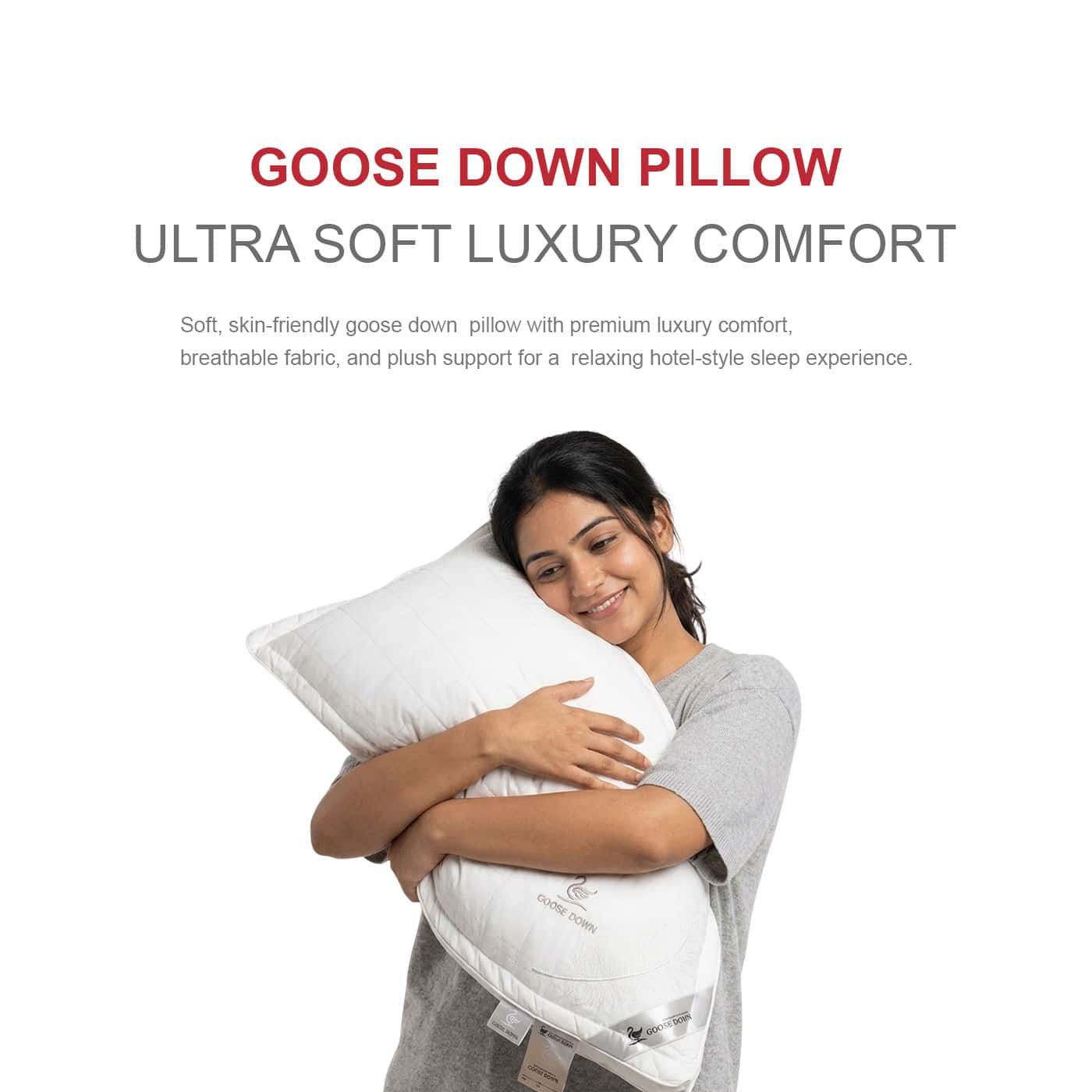 Goose Down Pillow Qatar-for Soft Hotel-Style Comfort