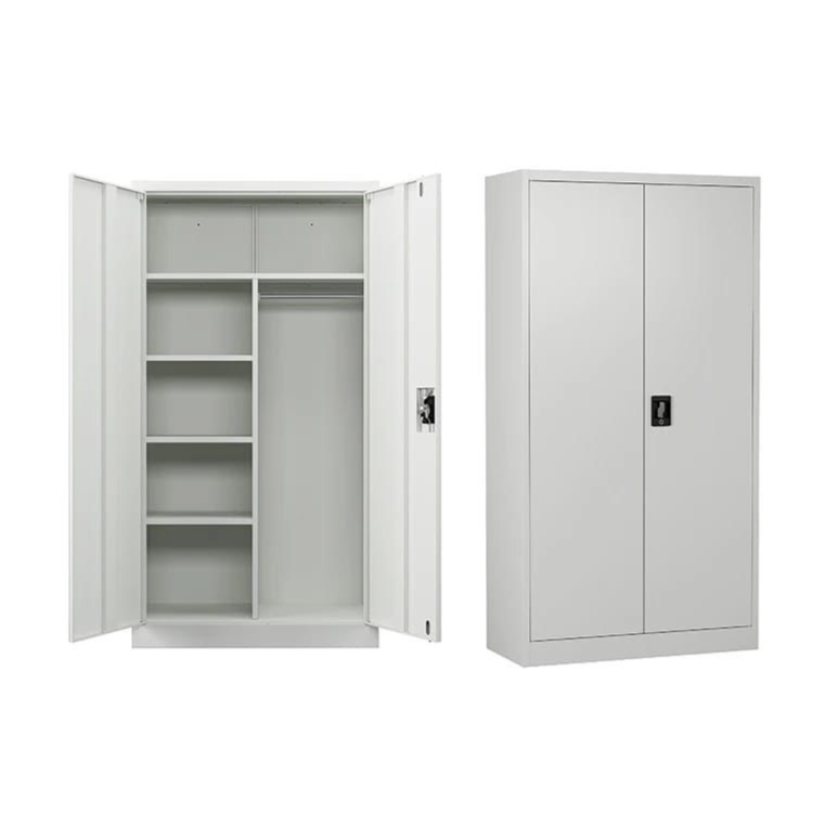 Grey Metal Storage Cabinet