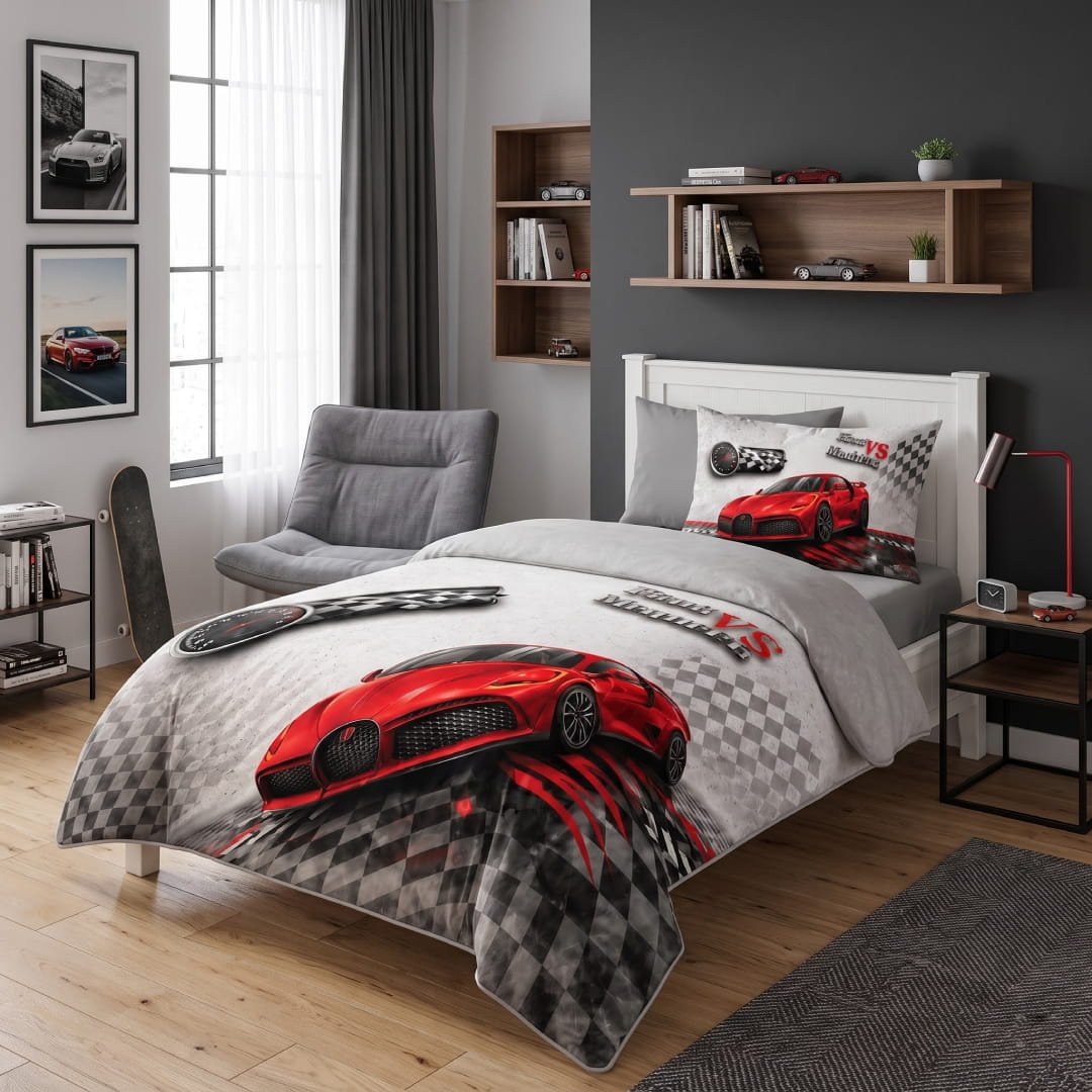 Soft kids comforter designed for cozy bedtime comfort