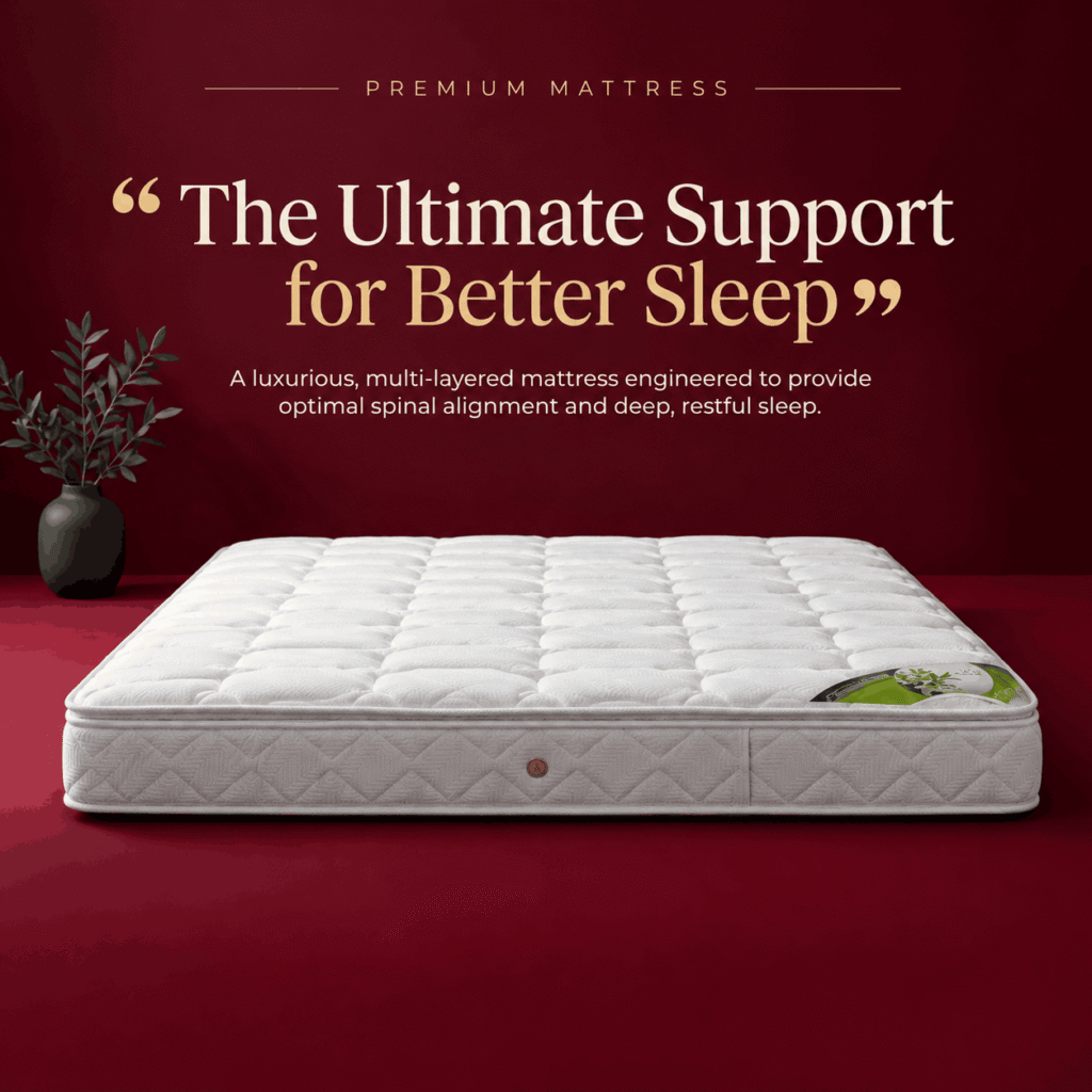 Premium mattress designed for comfortable sleep and reliable support