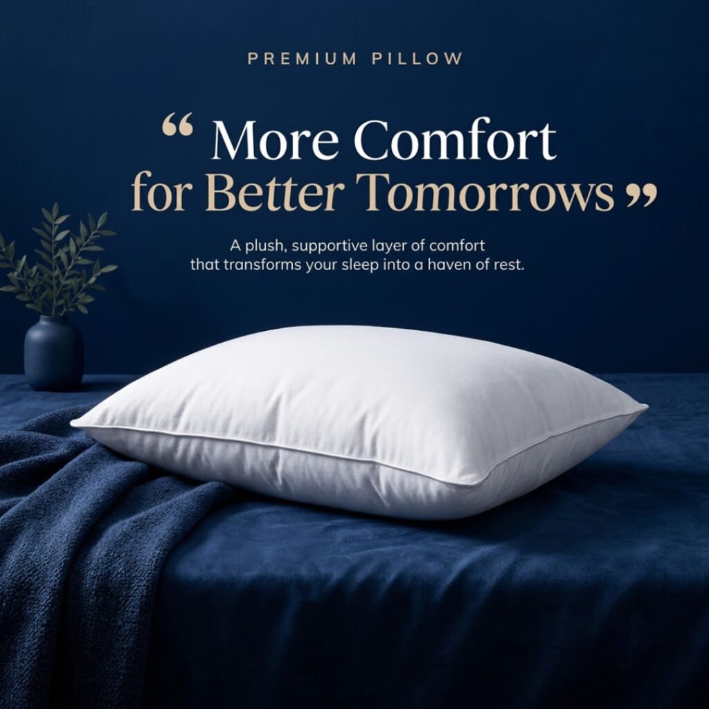 qatar.jpg Premium sleeping pillow designed for soft comfort and head support